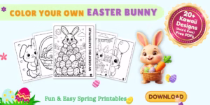 free Easter bunny coloring pages