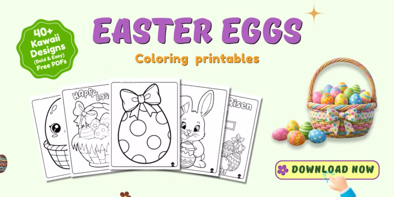 20+ Free Printable Easter Egg Templates & Coloring Pages